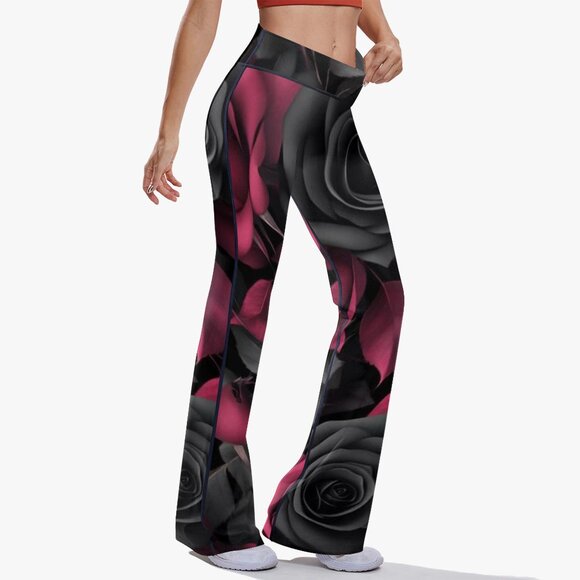 High-rise Bell-bottoms Yoga Pants - Picture 3 of 3